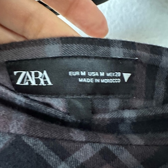 Zara Plaid Midi Maxi Skirt NWT Size Medium - Picture 2 of 4